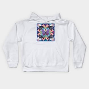 queen of the butterflies Kids Hoodie